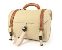 MOTO NOSTRA Vespa Tasche - Gewachste Canvas Umhängetasche Mit Handyhalter