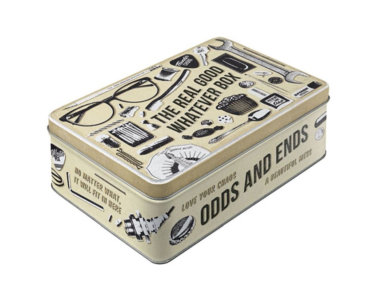 Vorratsdose, flach NOSTALGIC ART Whatever Odds & Ends Box 23x16x7 cm 2,5l