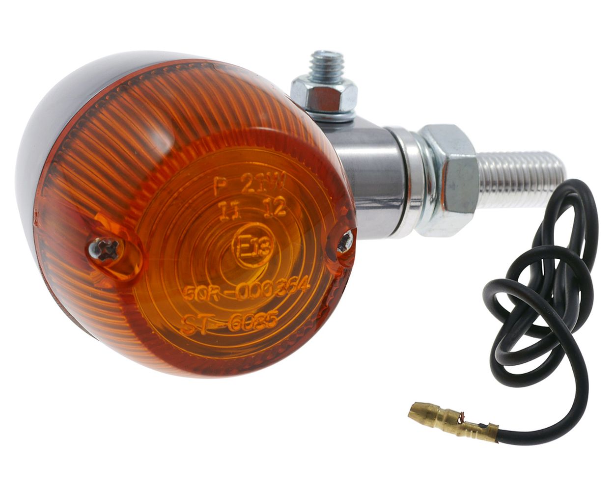 Blinker BULLET LIGHT 1, Aluminium poliert, 1 Stück, M10