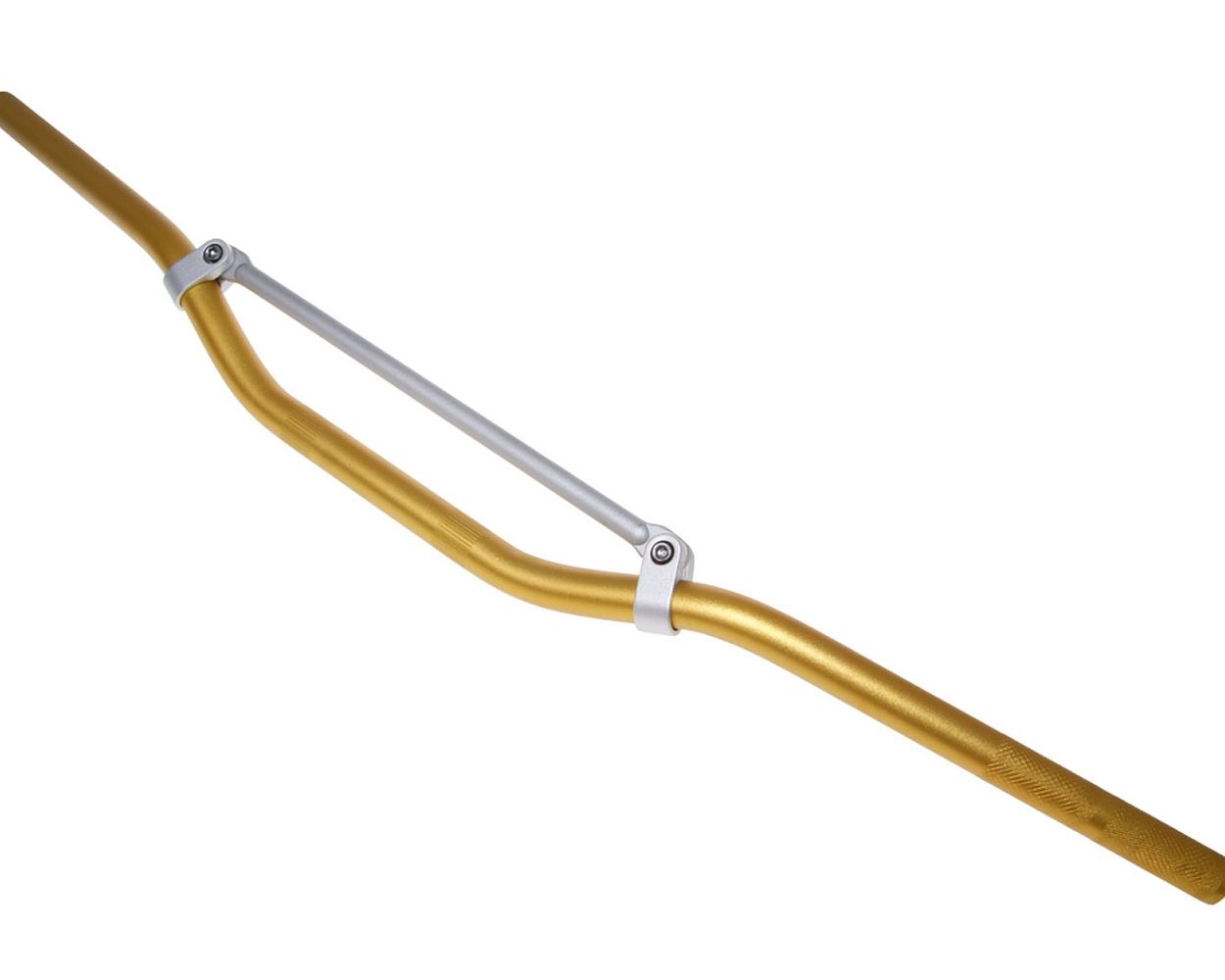 Lenker Motocross Aluminium mit Strebe gold 22 mm - 810 mm