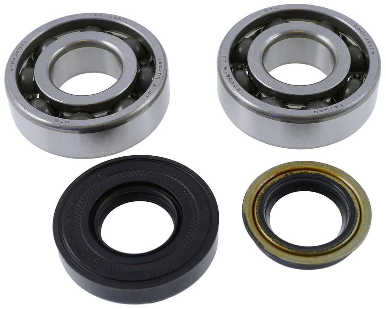 Kurbelwellenlagersatz RMS NTN C4 Metallkäfig mit Wellendichtringe kompatibel für Minarelli liegend / stehend