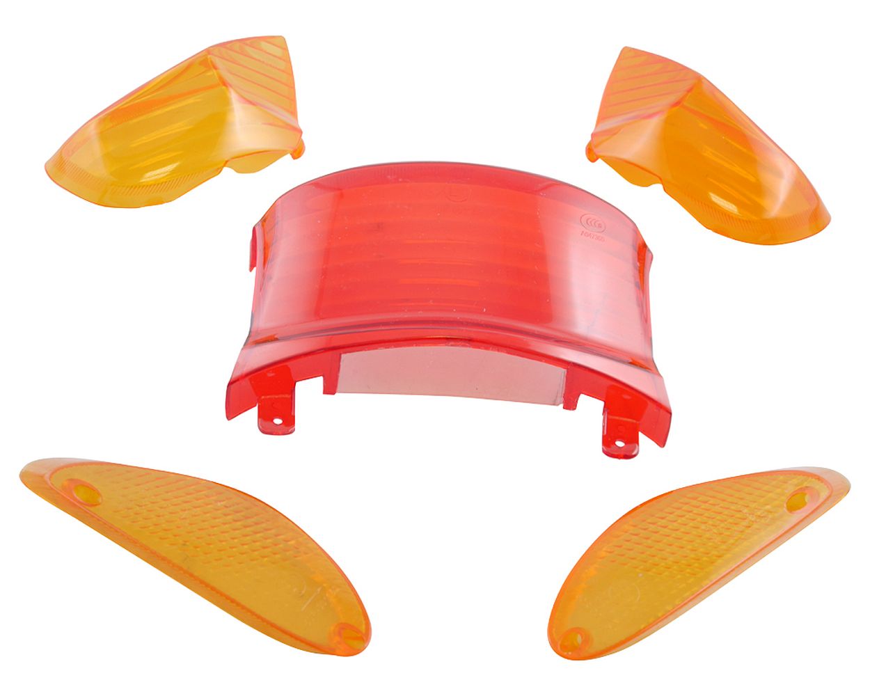 Blinkerglas Set Streuscheibe China 4-Takt Roller