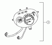  HURRICAN X1 JL50QT-4 4T AC Tacho für Baotian BT49QT-7, Flex Tech Panter YY50QT-26