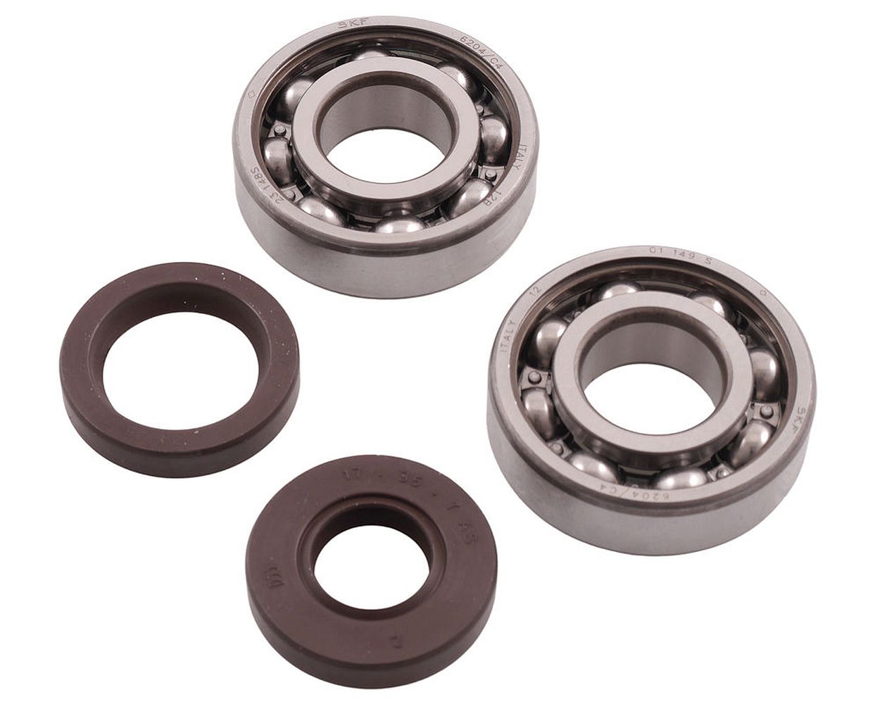 Kurbelwellenlagersatz R&D 20 mm SKF C4 Lager FKM Wellendichtringe kompatibel für Minarelli AM6