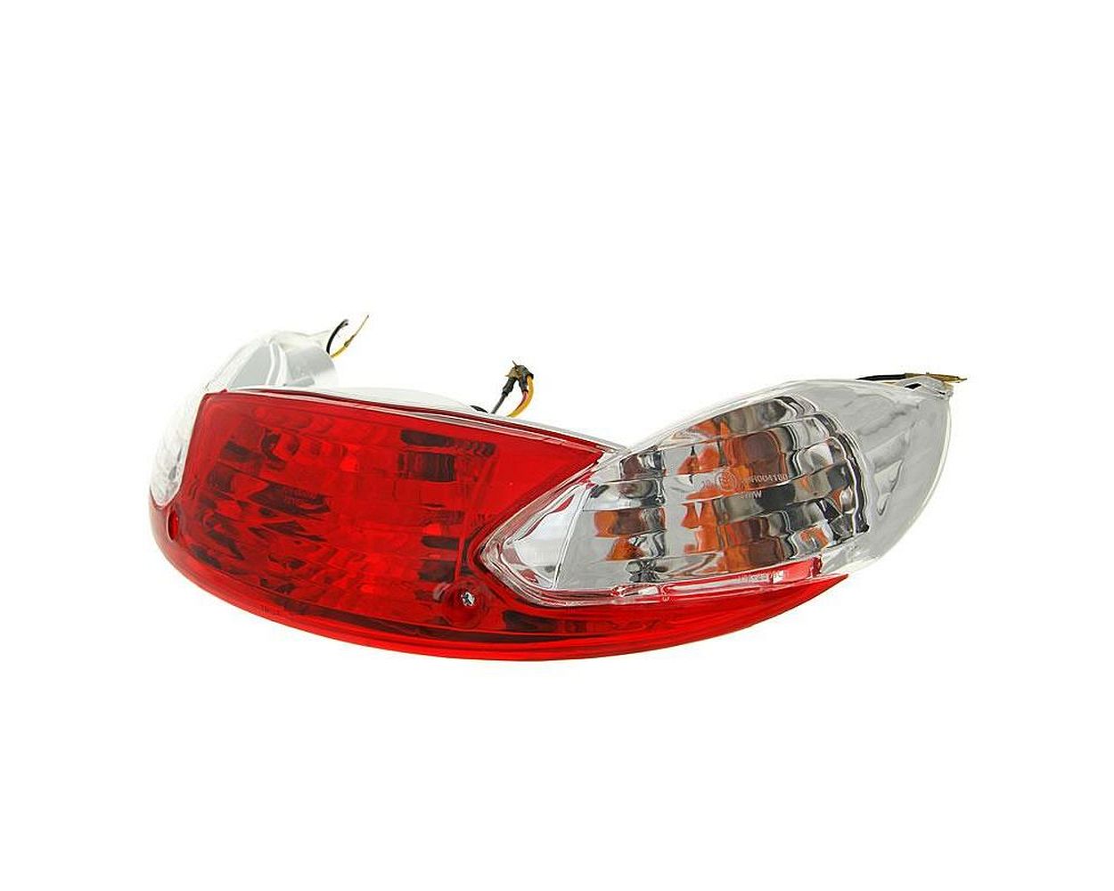 Rücklicht komplett rot / weiß - 2002-2005