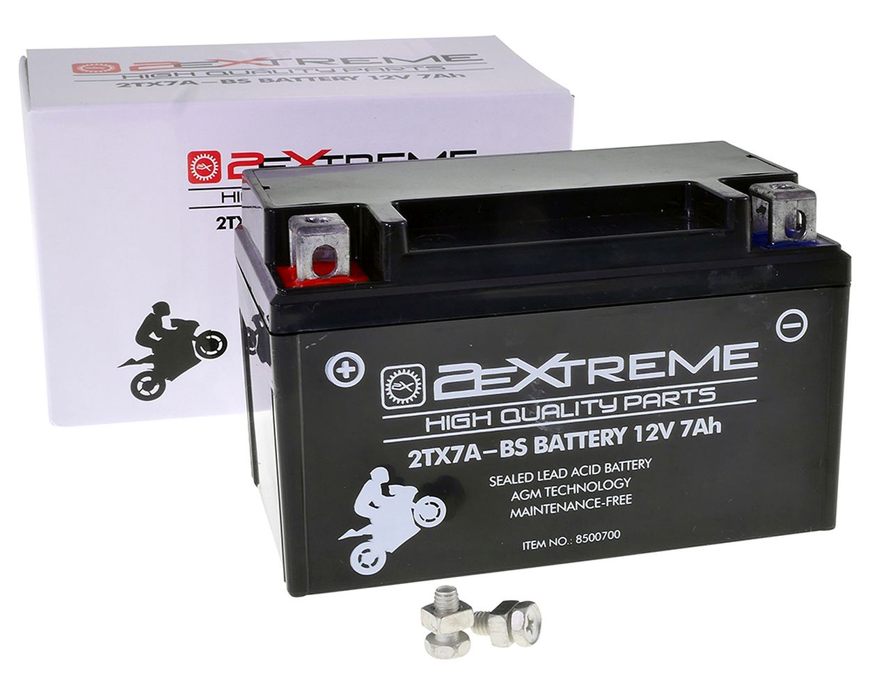 Batterie 2EXTEME 2TX7 A-BS AGM 12 V 7 Ah 150x87x93 mm