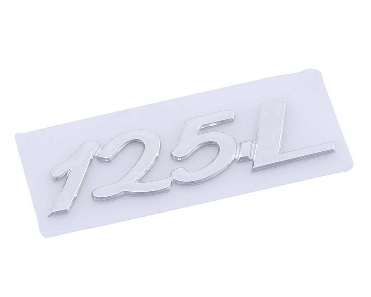 Schriftzug Aufkleber Sticker für Gepäckfach 125 L 50x13 mm, zum kleben