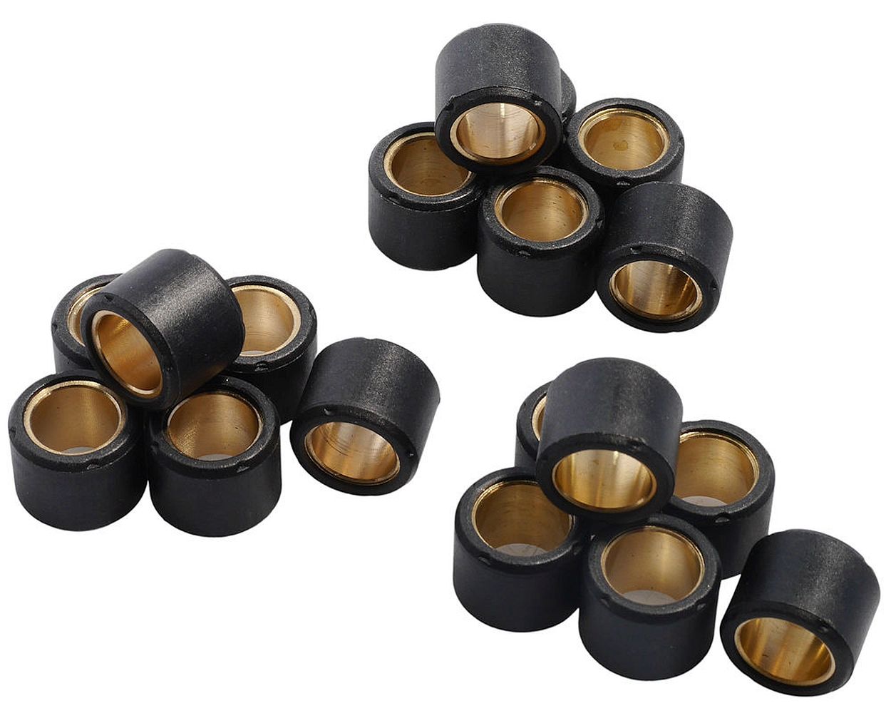 Variomatikgewichte Abstimmset 2EXTREME 16x13 mm 5,5 / 6,0 / 6,5 g Variorollen Roller 2-Takt 4-Takt kompatibel für Minarelli, Piaggio, Peugeot