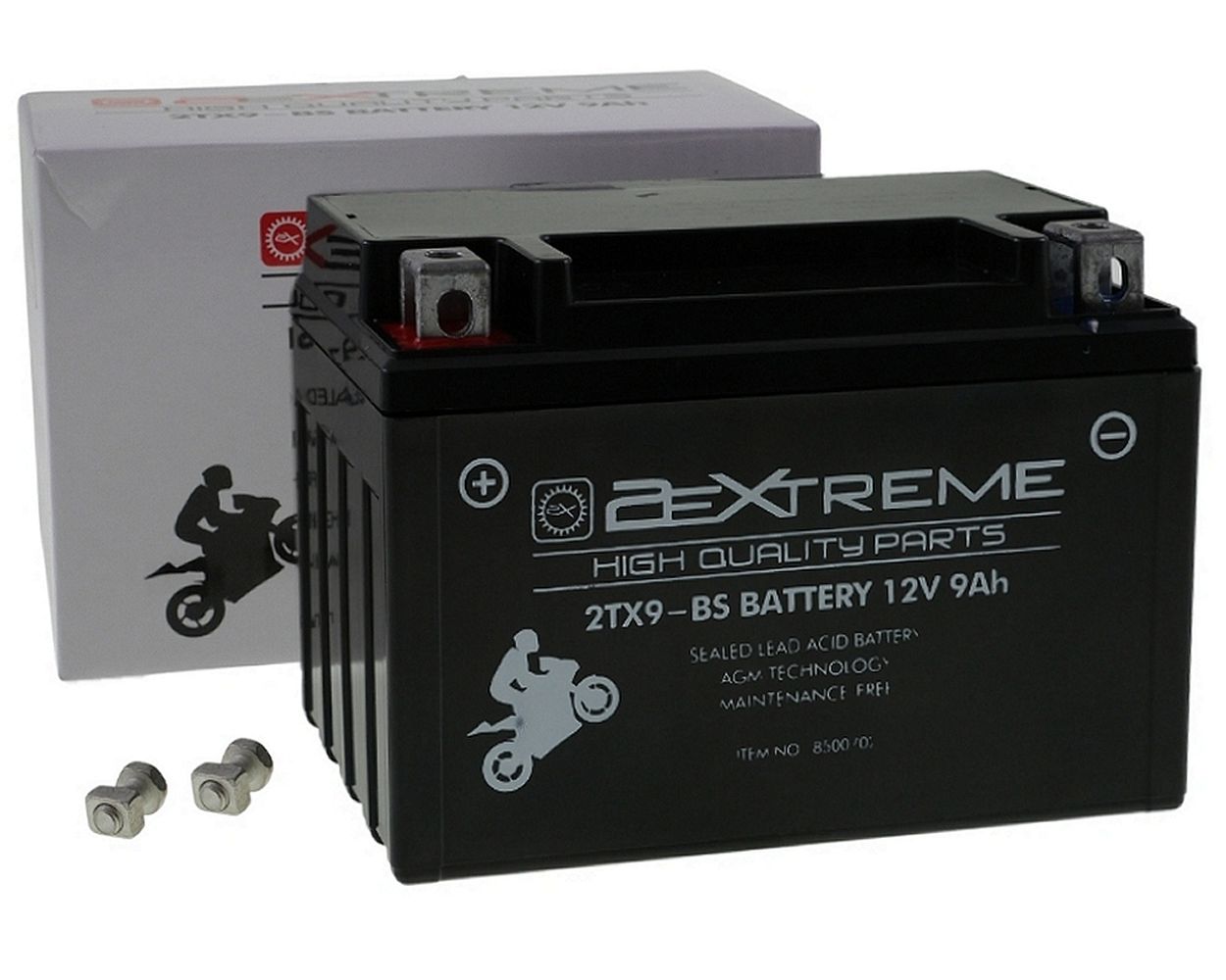 8500702 Batterie 2EXTREME 2TX9-BS 9Ah 150x87x105mm Roller Mot
