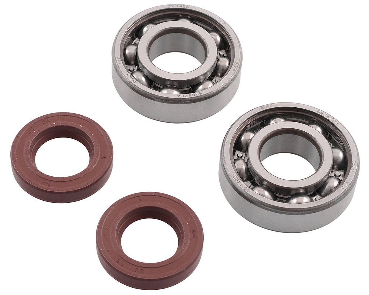Kurbelwellenlagersatz R&D SKF C4 Lager Wellendichtringe