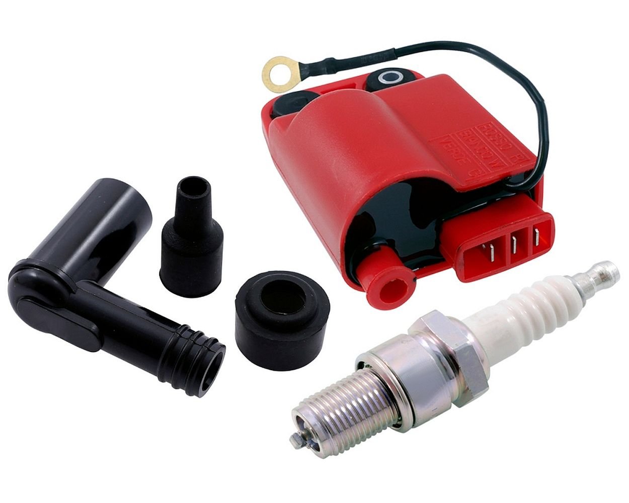 CDI Zündspule Kerzenstecker Kerze B9ES Langgewinde