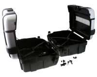 Koffer Set GIVI 33 Monokey Seitenkoffer mit Alu Cover 33 Liter 411x23x526mm Motorrad, Enduro, Cross, Schaltmoped