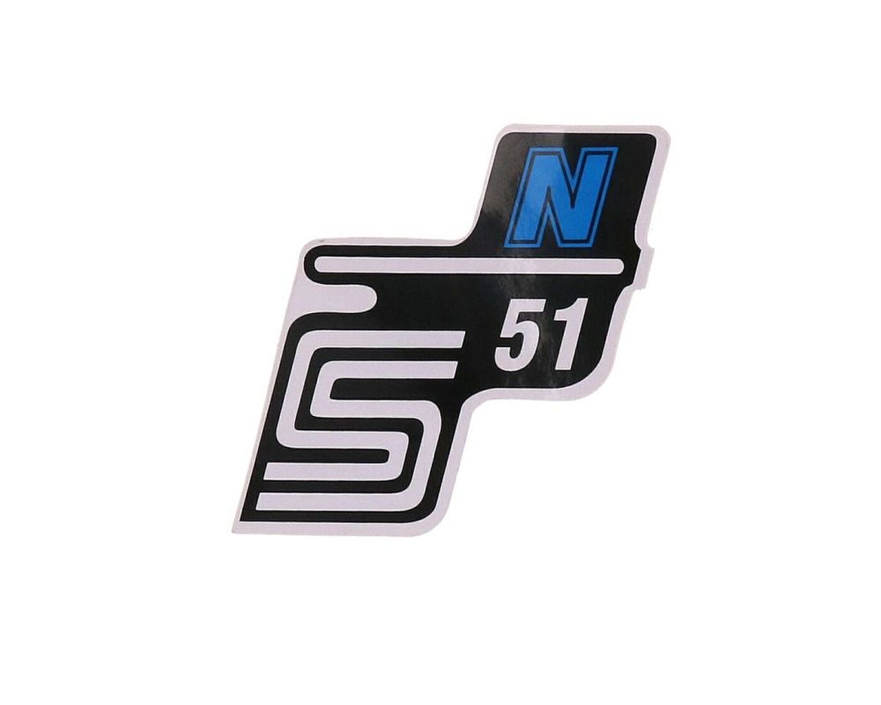 Schriftzug S51 N 2EXTREME blau
