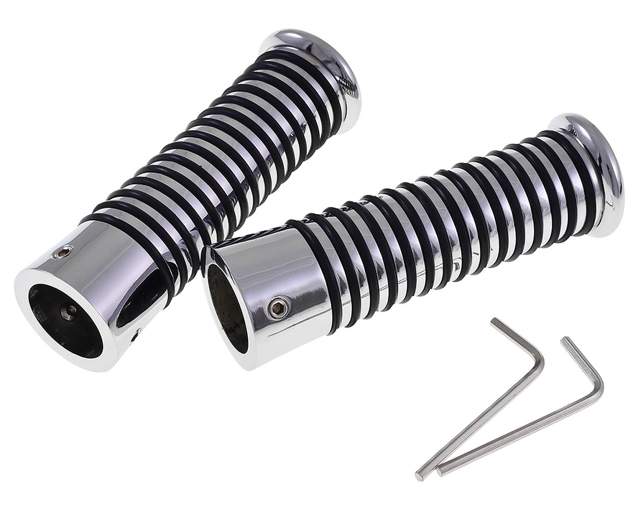 Lenkergriffe UNI AUTO O-Ring Chrom