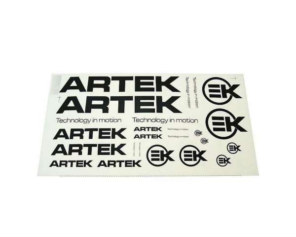Jeu d'autocollants ARTEK 44x23cm