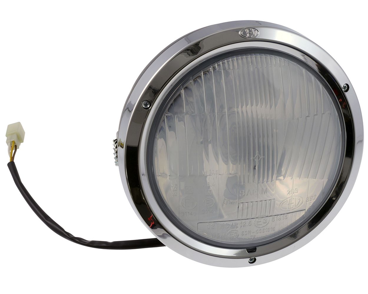 Scheinwerfer universal Rund 19 cm Mofa Moped Motorrad