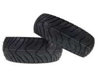 Reifensatz KENDA K413 130/60-13 und 140/60-13 53J 57J TL kompatibel für Yamaha Aerox, MBK Nitro 50 100, Peugeot JetForce 125