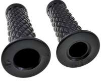 Lenkergriffe 2EXTREME Retro schwarz 22/24mm 7/8 Lenker Universal kompatibel für Roller, Motorrad, Moped, Mofa, Mokick, Vespa