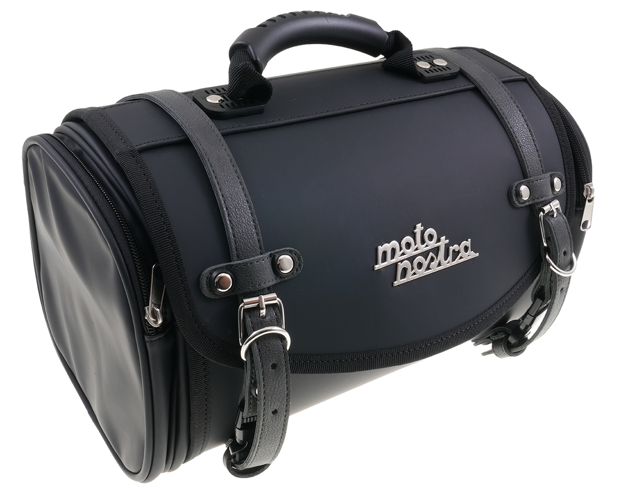 Koffer Tasche MOTO NOSTRA, klein, 10L für Gepäckträger kompatibel für Vespa, Lambretta, Roller, Moped, Mofa, Scooter