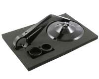Spiegel MONTANA Evo schwarz mit Adapter kompatibel für Vespa ET, LX, LXV, S, GTS