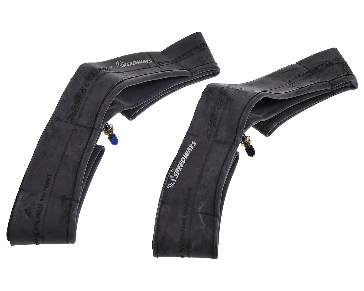 2x Schlauch SPEEDWAYS 2.25 - 2.50-16, 2 1/4 - 2 1/2-16 Zoll TR-4 passt