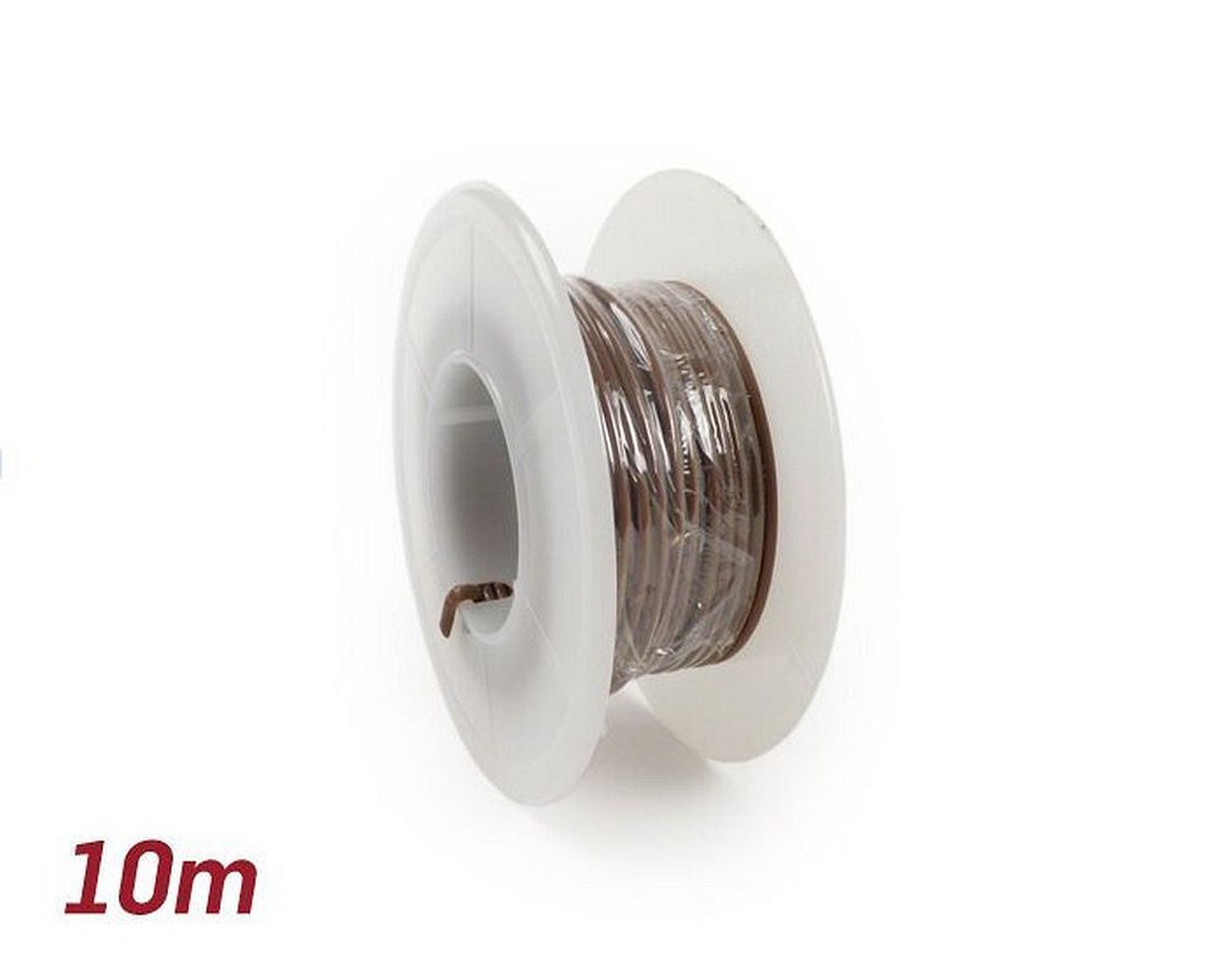 Elektrokabel BGM braun, 0, 85 mm 10m Universal Roller Motorrad Moped Quad KFZ Auto Stromleitung