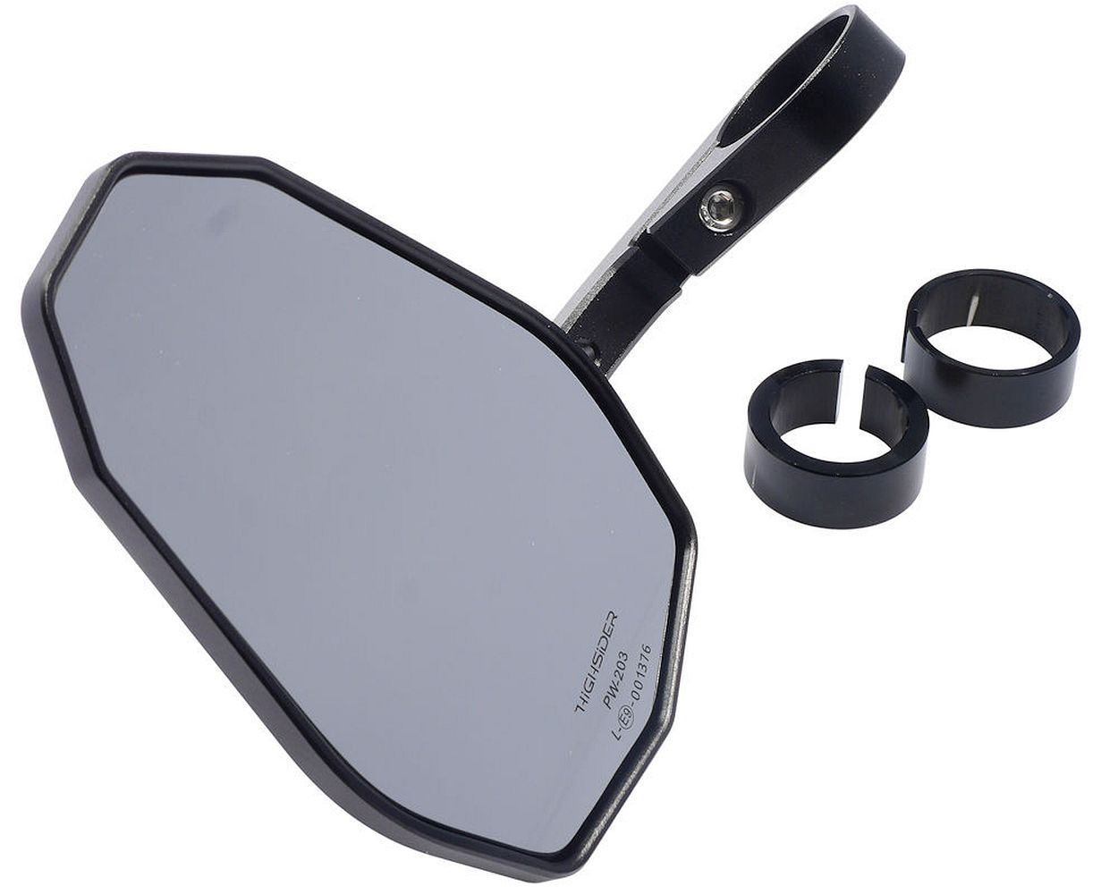 301-181 Lenkerendenspiegel HIGHSIDER Victory-X schwarz rechts