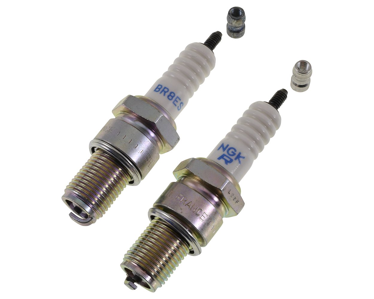2 X Zündkerze NGK BR8ES SAE Anschluss abschraubbar