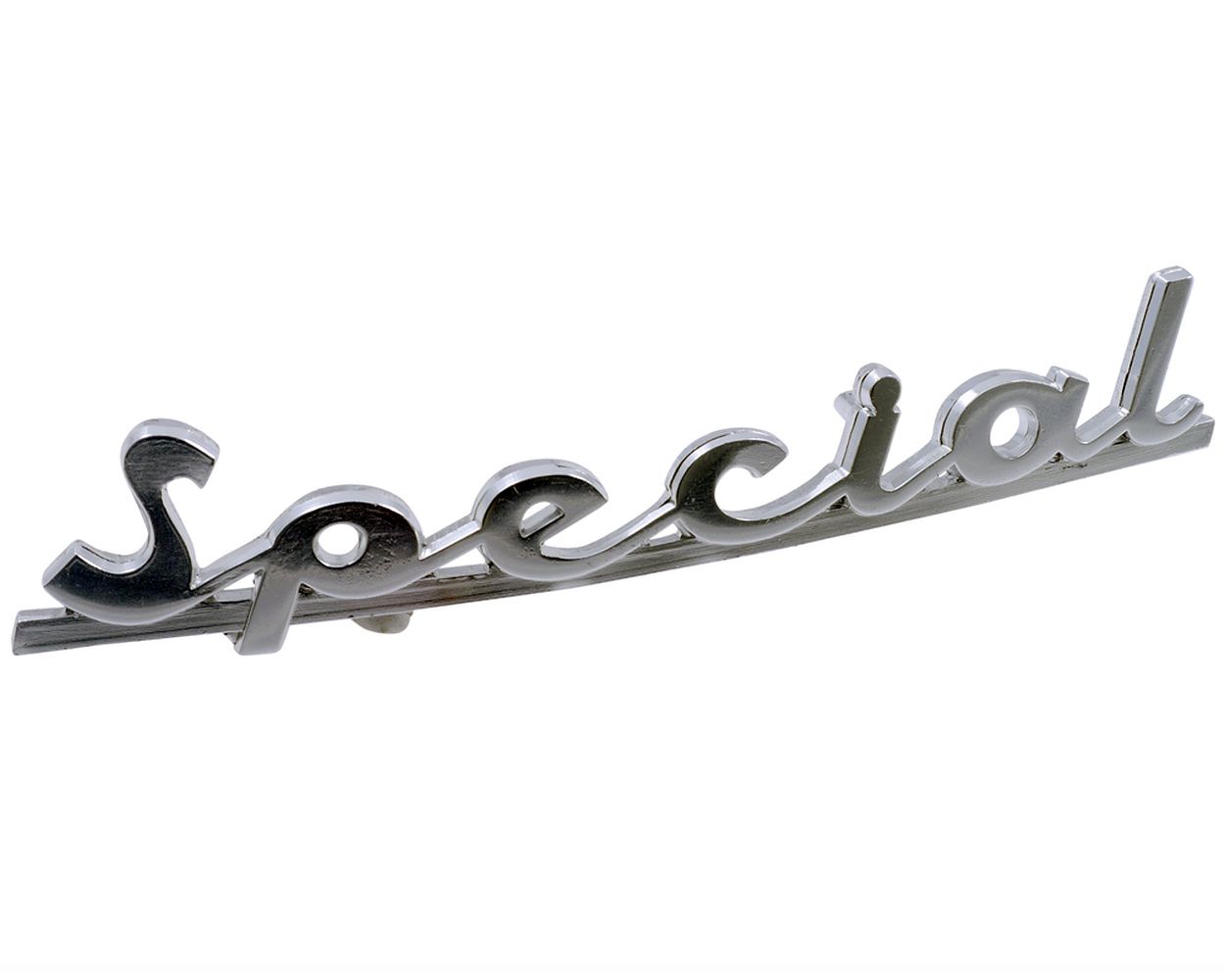 Schriftzug Emblem für Heck Special chrom 132x27 mm, 4 Pin