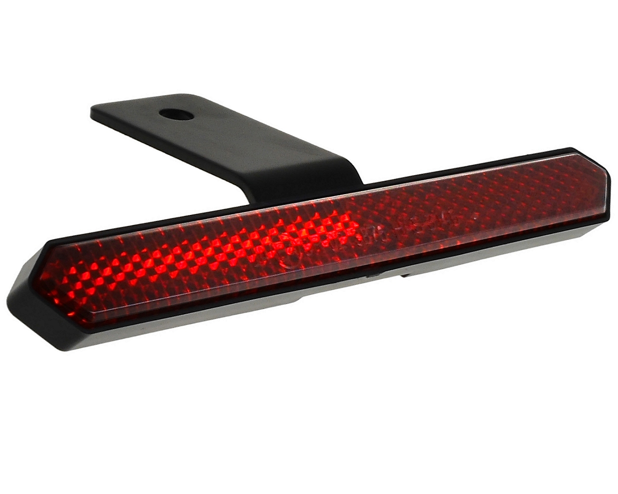 Rückstrahler SHIN YO rot, eckig mit Halter, E-geprüft