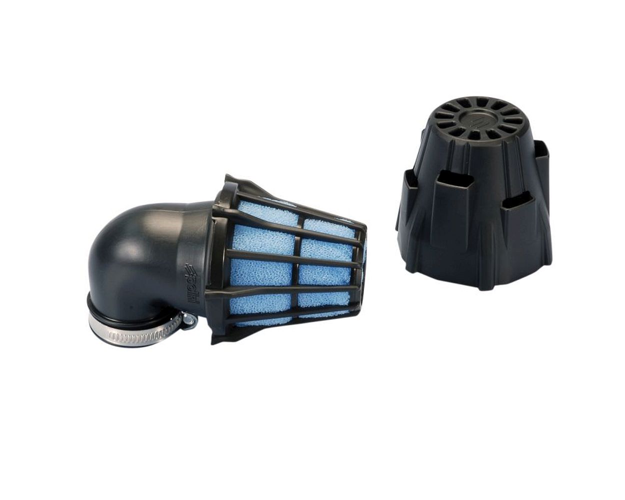 Luftfilter POLINI Air Box 90Grad schwarz 32 mm