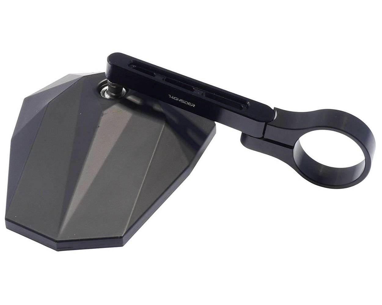 301-454 Lenkerendenspiegel HIGHSIDER Stealth-X5 kurz schwarz