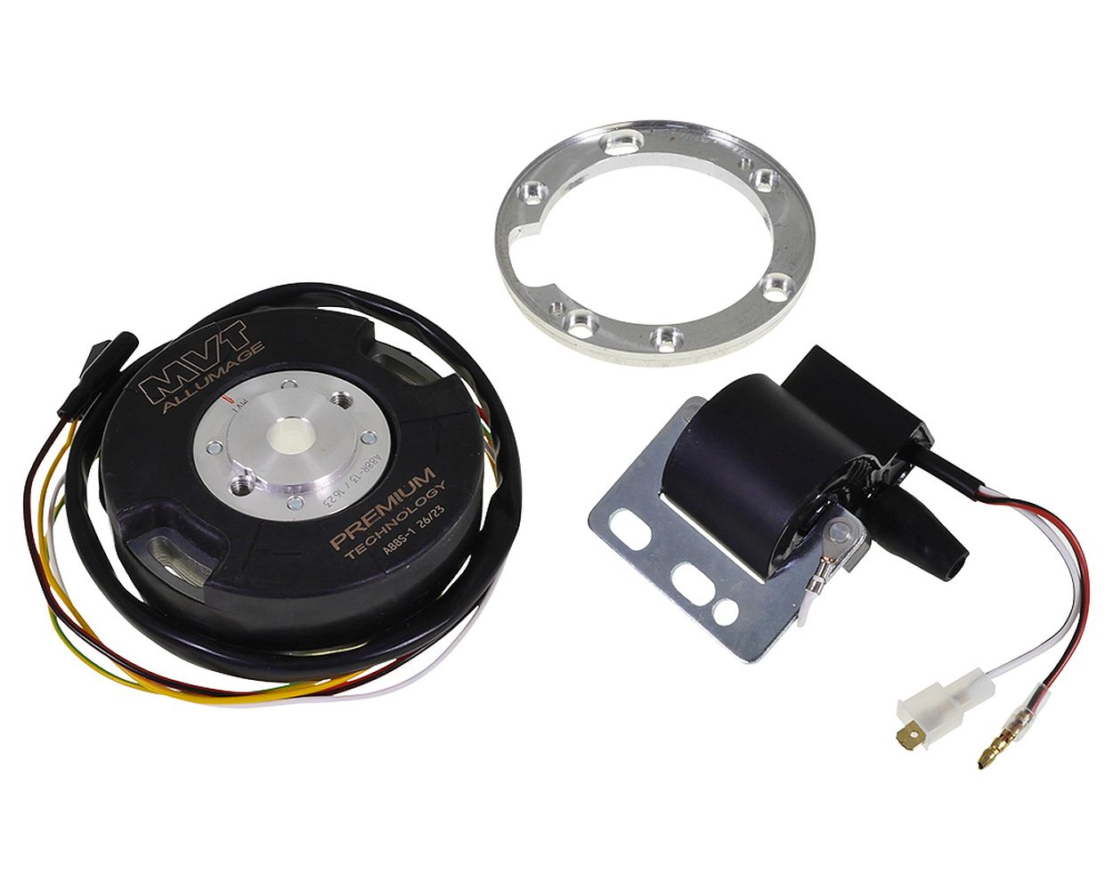 Innenrotor Zündanlage MVT Premium mit Lichtspule kompatibel für Minarelli AM6 ab Bj. 2003