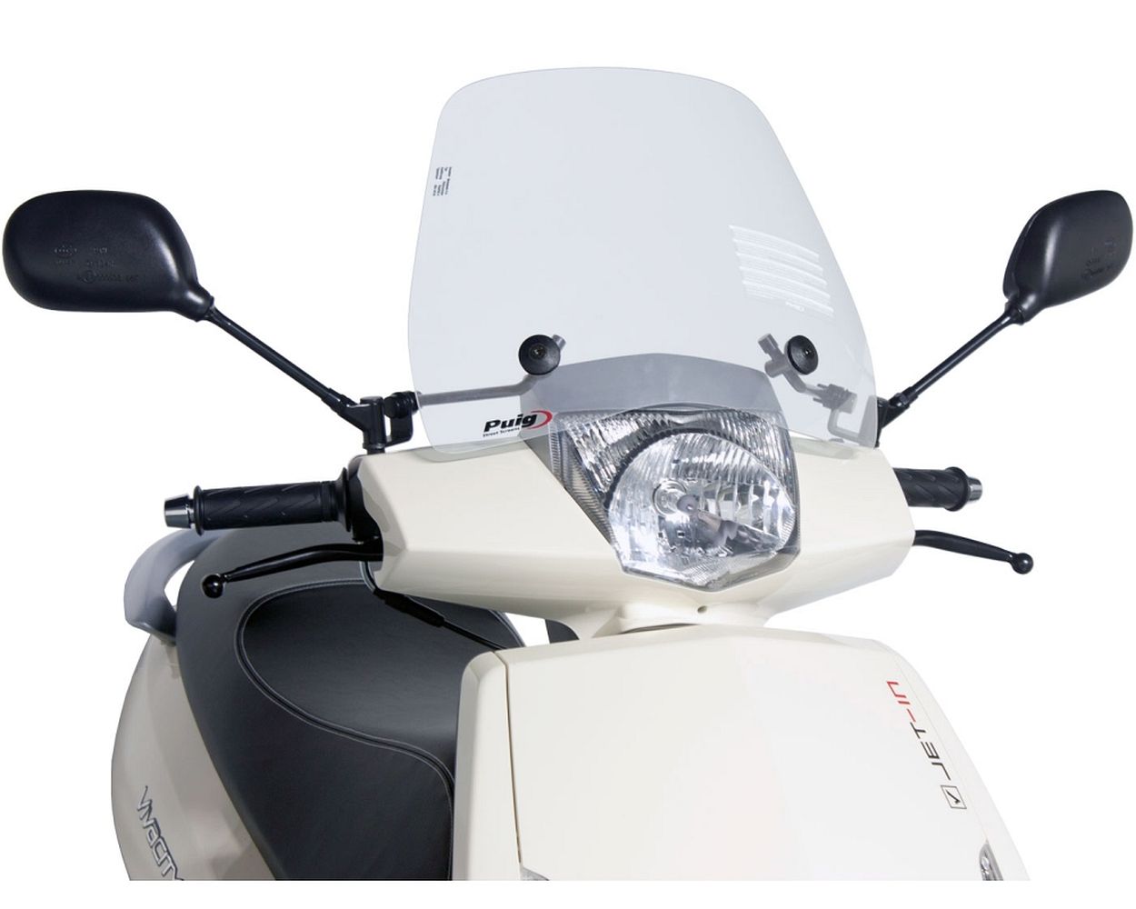 Windschild PUIG Trafic klar kompatibel für Peugeot Vivacity 50 09-14