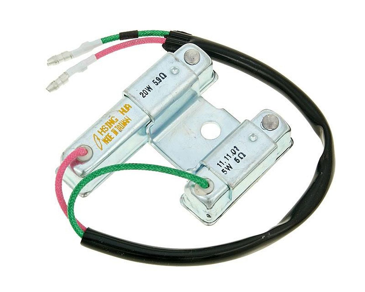 Lichtwiderstand GY6 50/125/150 ccm, 4T 20 W-5, 9Ohm-5 W 5