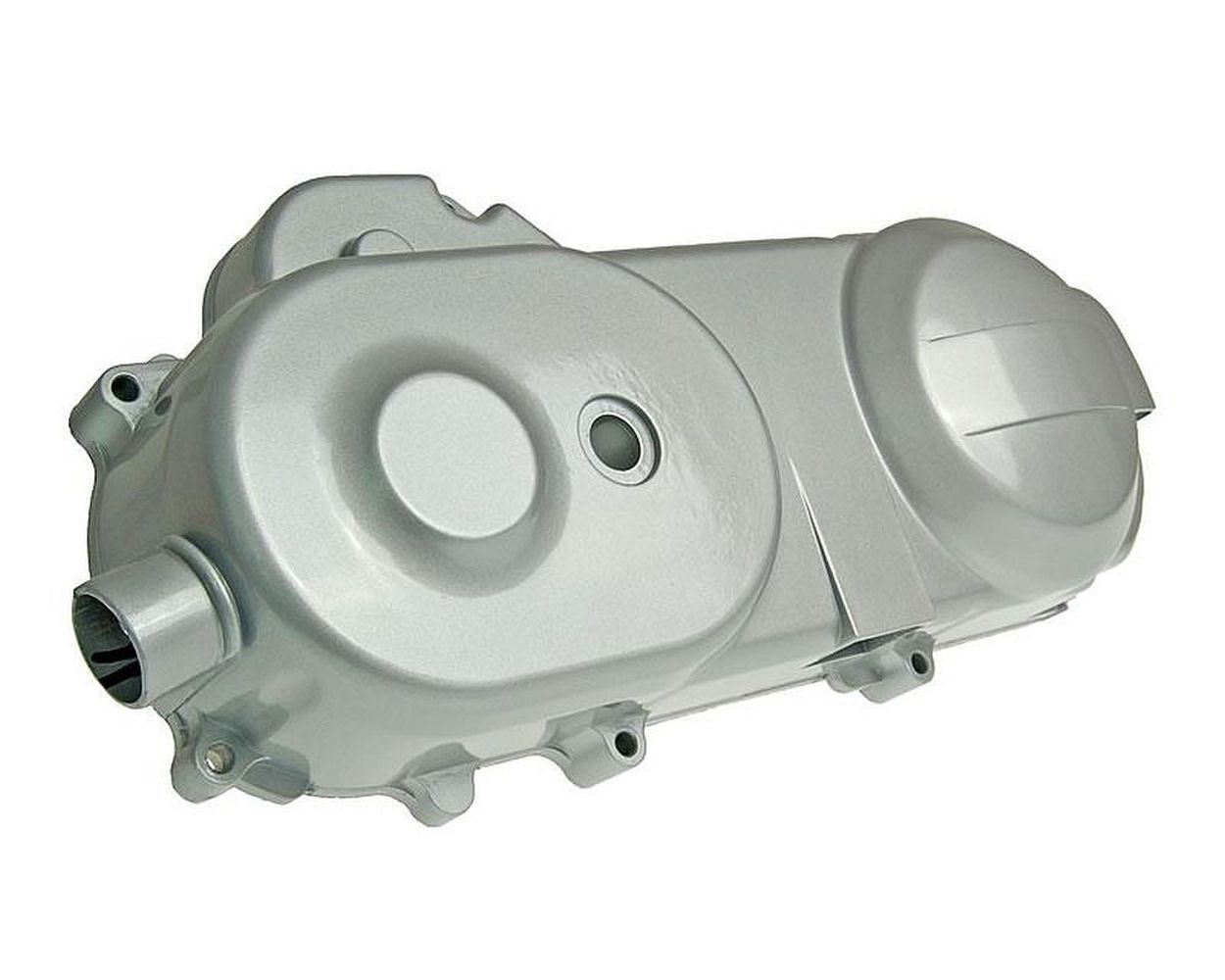 Variodeckel Motordeckel 10 Zoll 669 mm silber für GY6 50 ccm