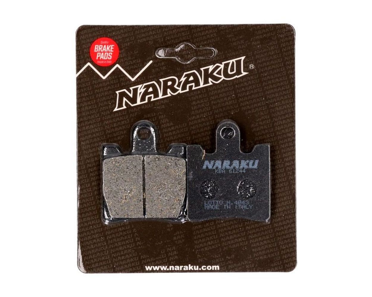 Bremsbeläge / Bremsklötze NARAKU organisch