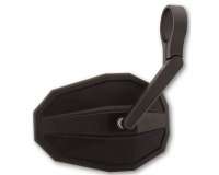 Lenkerendenspiegel SHIN YO Straight kurz schwarz rechts oder links mit ABE kompatibel für Roller, Motorrad, Schaltmoped, Quad, Vespa