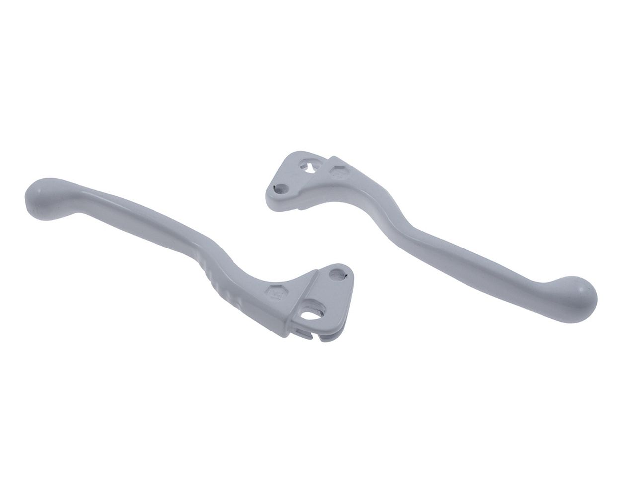 Bremshebel Set Metall weiss
