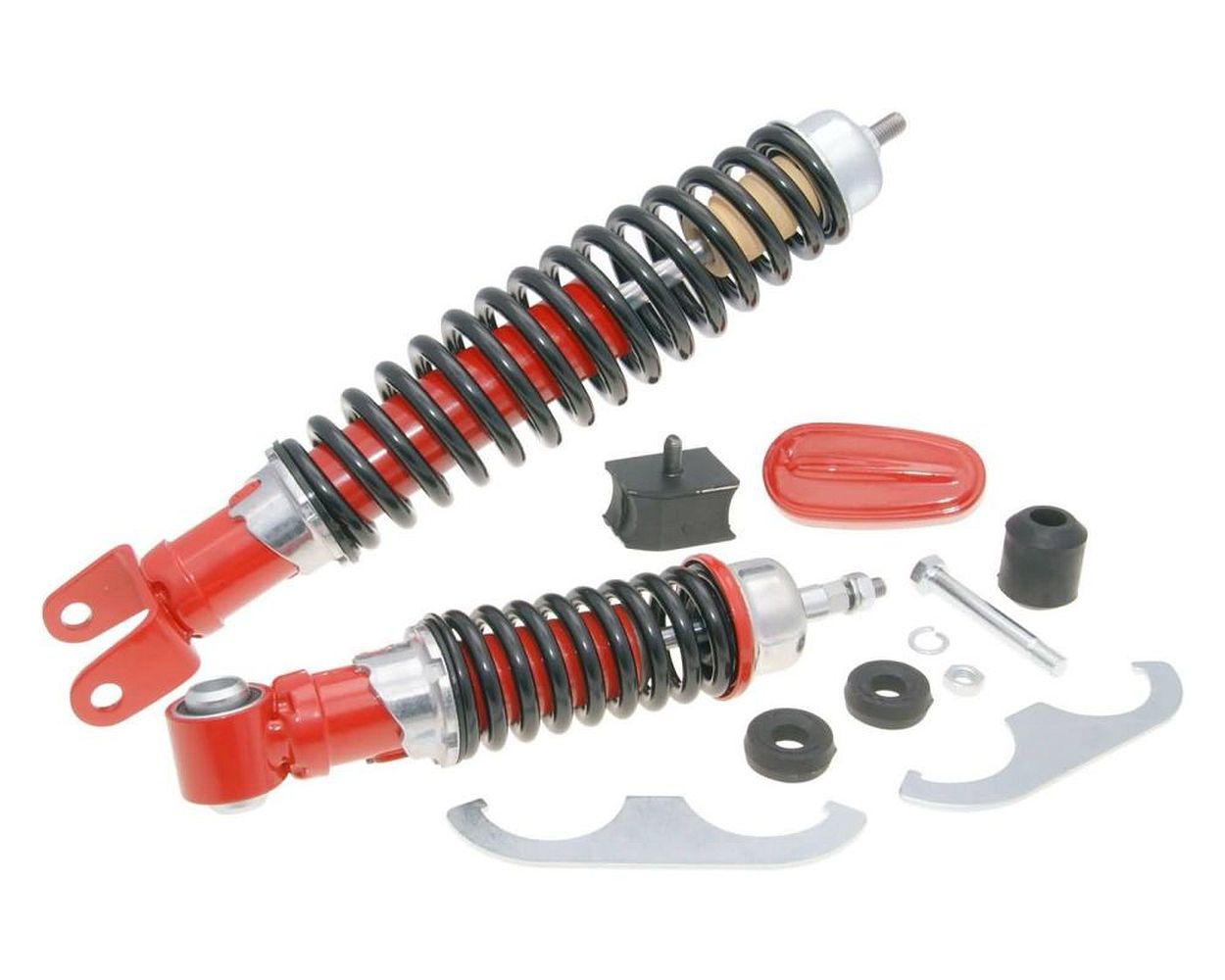 Stoßdämpfer Set Carbone Sport rot / schwarz