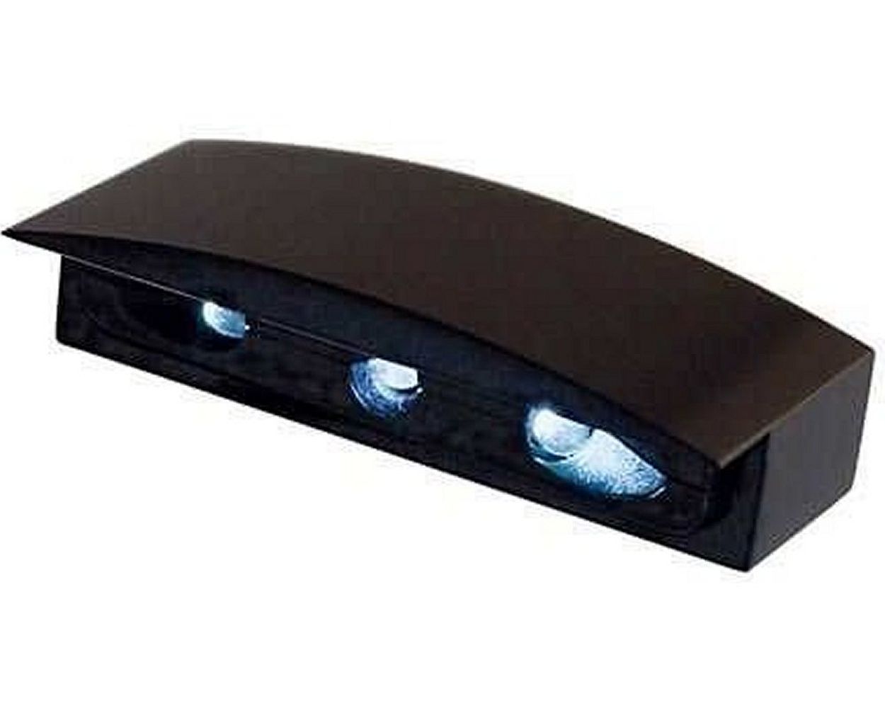 Kennzeichenbeleuchtung Micro LED mit Alu-Gehäuse, schwarz, Motorrad