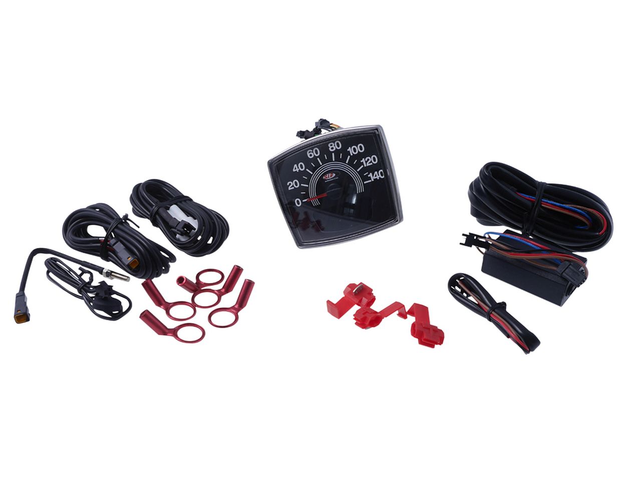 Drehzahlmesser/Tacho SIP 2.0 Durchmesser:84x73 mm, - 140 (km/h/mph) / 140000 (Umin/rpm), Ziffernblatt: schwarz, Ziffern: weiß, digital/analog, 18 Funktio