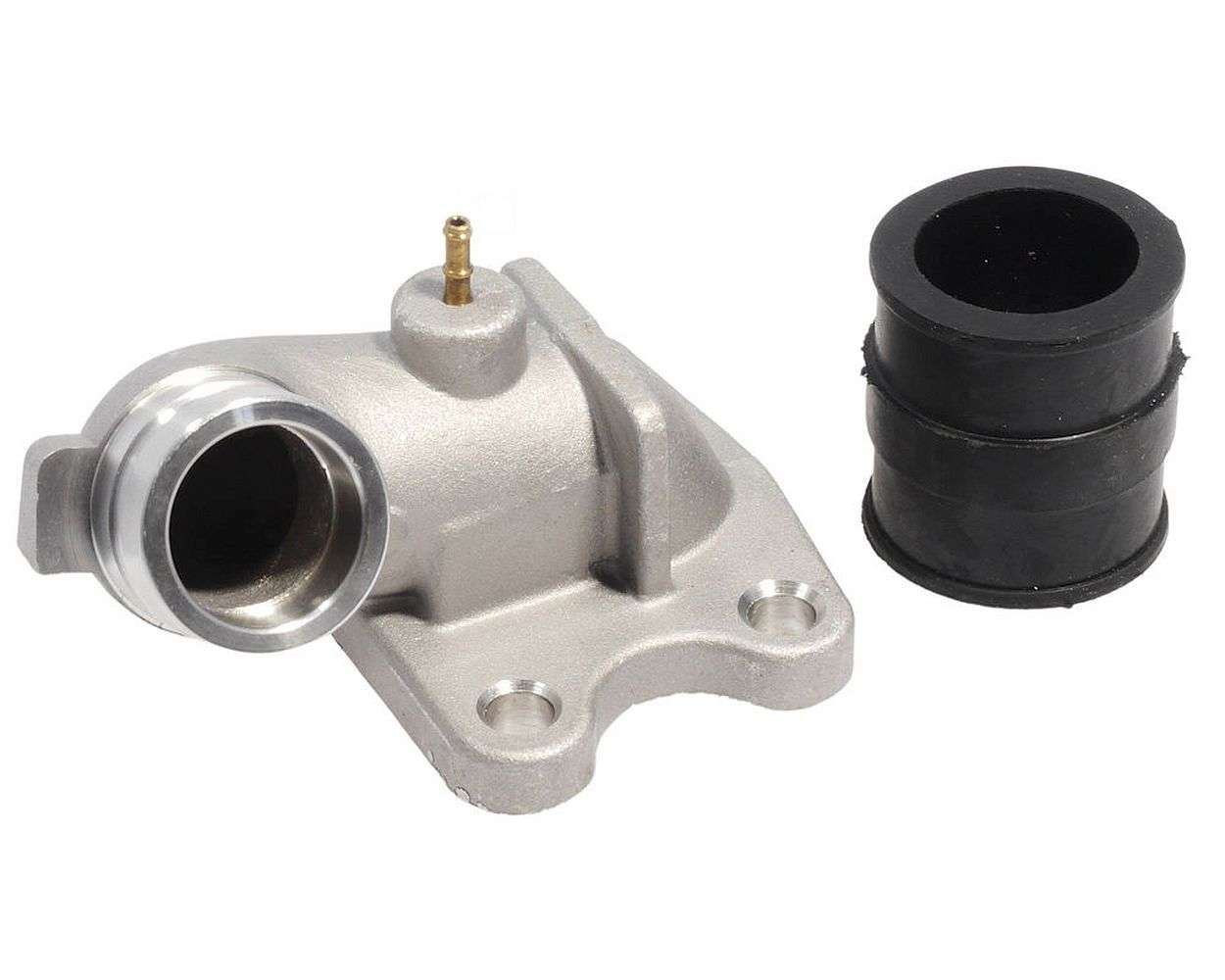 Pipe D'Admission P2R Pour Scooter Peugeot 50 Elystar - Compatible Carburateur 17.5 Ou 21