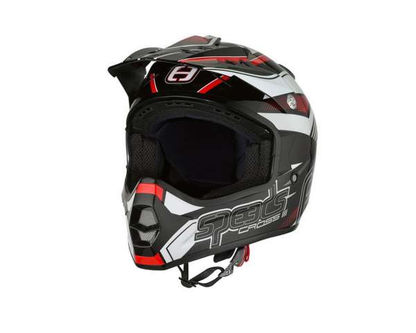 casque Speeds Cross III noir/ rouge / blanc