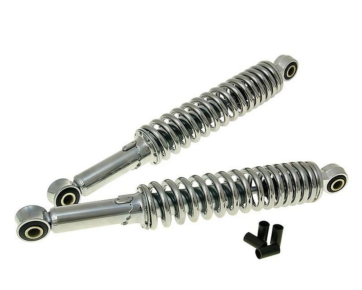 Stoßdämpfer Set 360 mm chrom verstellbar SCORPEX Herkules Prima 50 ccm 2-Takt AC