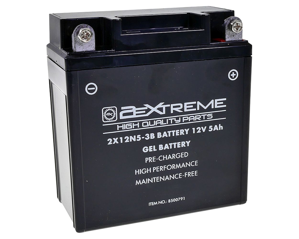 Batterie 2EXTREME 2x12N5-3B Gel 12 V 5 Ah 120x60x128 mm