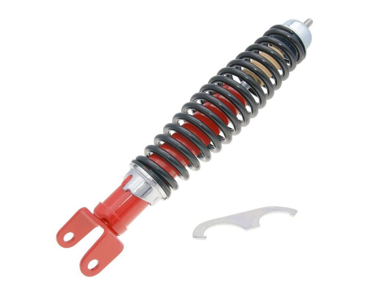 Stoßdämpfer Carbone Sport hinten 345 mm rot / schwarz
