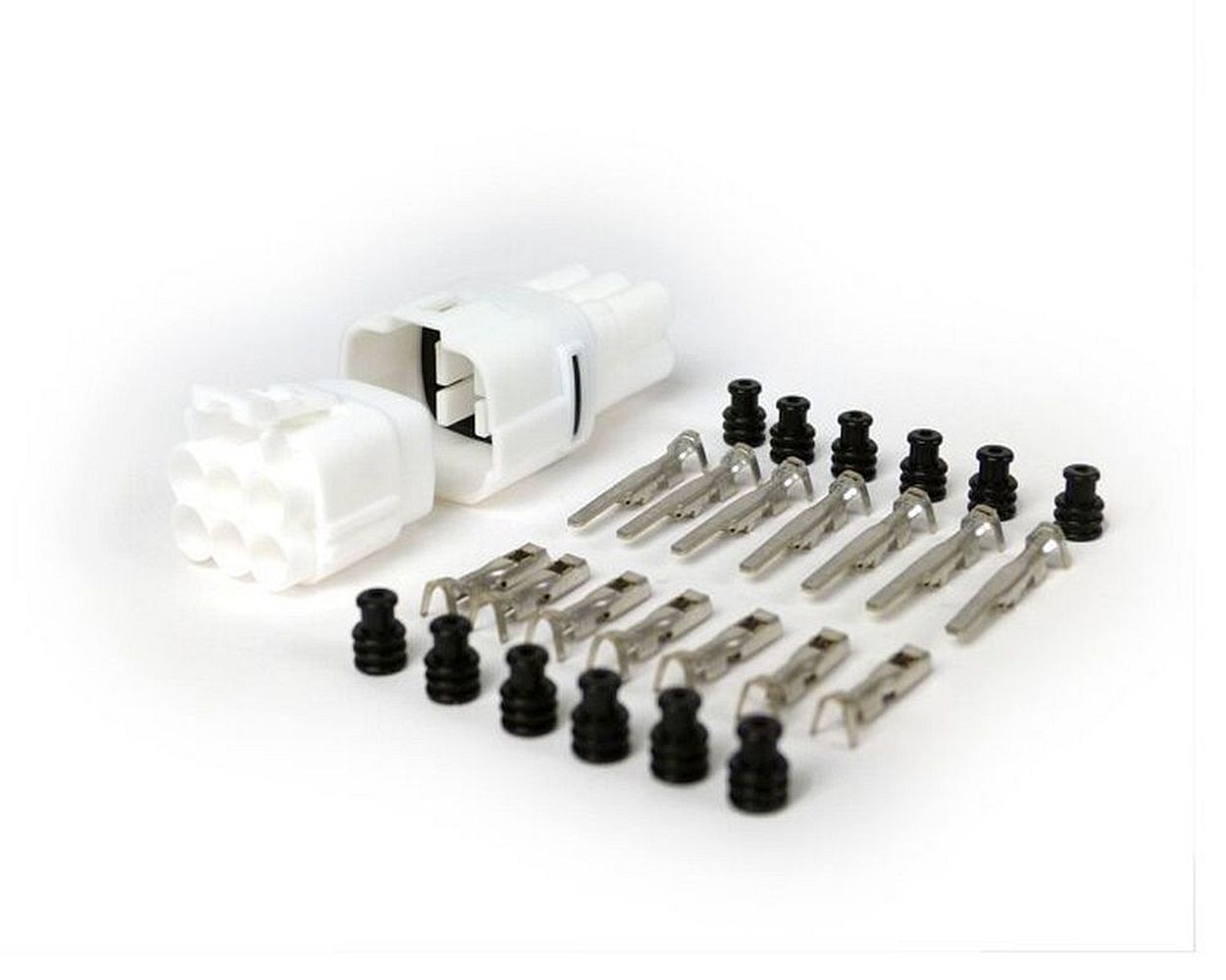 Stecker Set Kabelbaum 6 Pin BGM Typ 090 SMTO MT Sealed 0, 85-1, 25 mm wasserdicht universal, kompatibel für Roller, Vespa, Motorrad