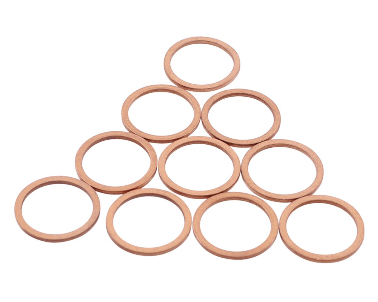 Kupferscheibe Ring Kupfer 16x20 mm 10 Stück