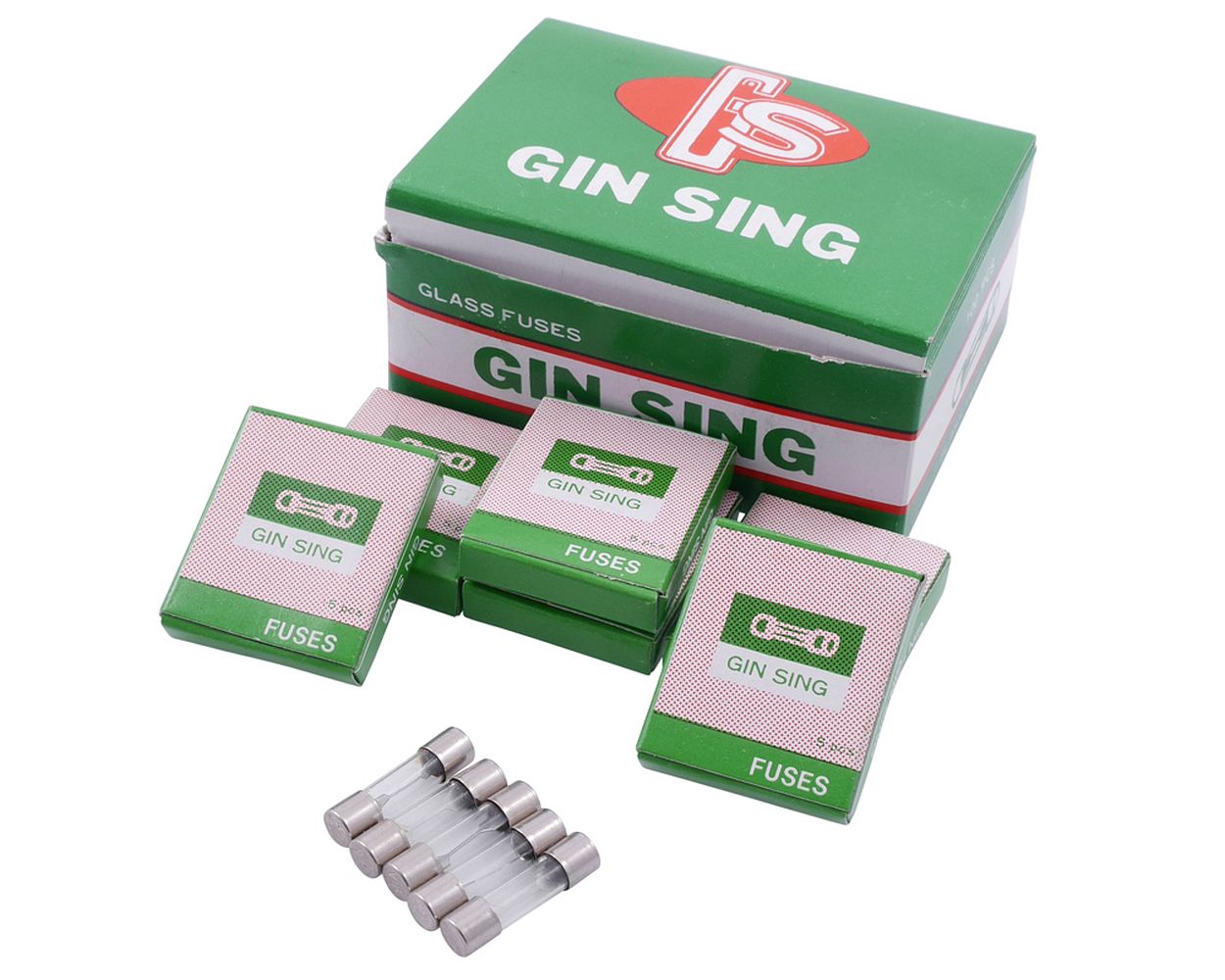 Glassicherung 100 Stück 25x6 mm 10 A Ampere 250 V